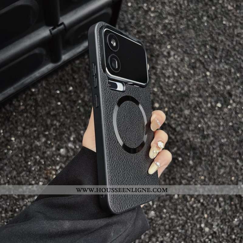 Coque Xiaomi 17 Pro Magnétique Texture Litchi