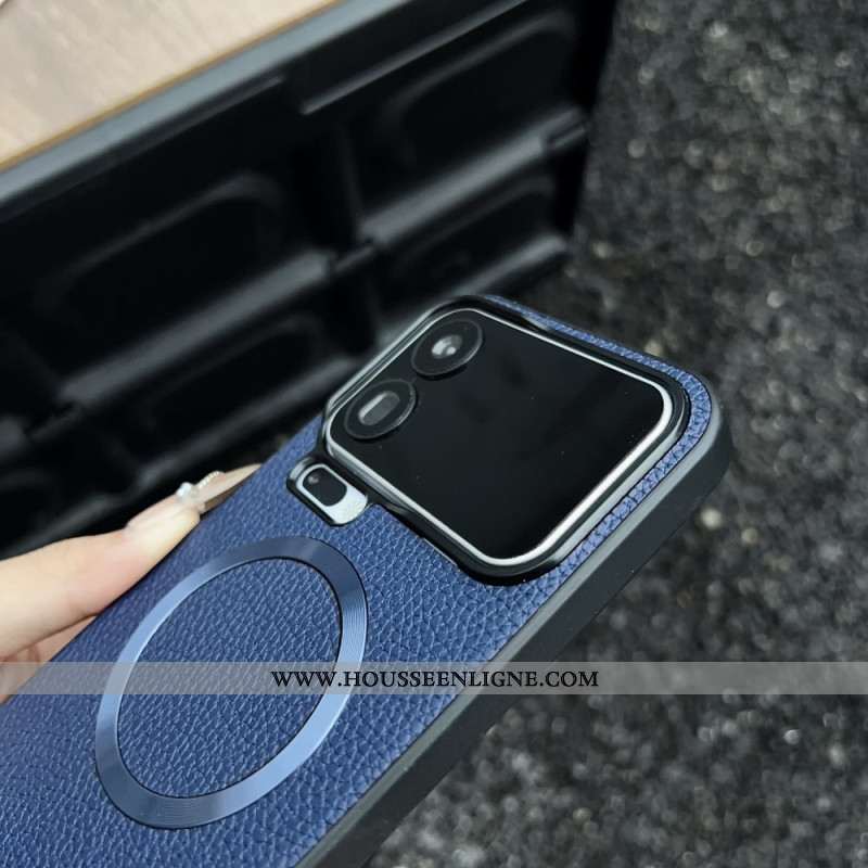 Coque Xiaomi 17 Pro Magnétique Texture Litchi