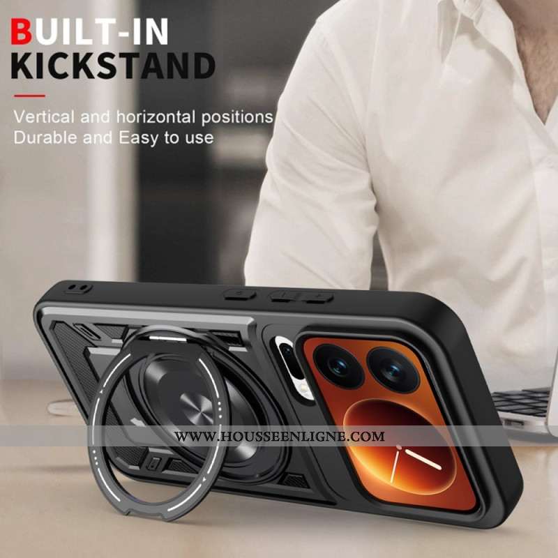 Coque Xiaomi 17 Pro Magnétique avec Béquille Rotative