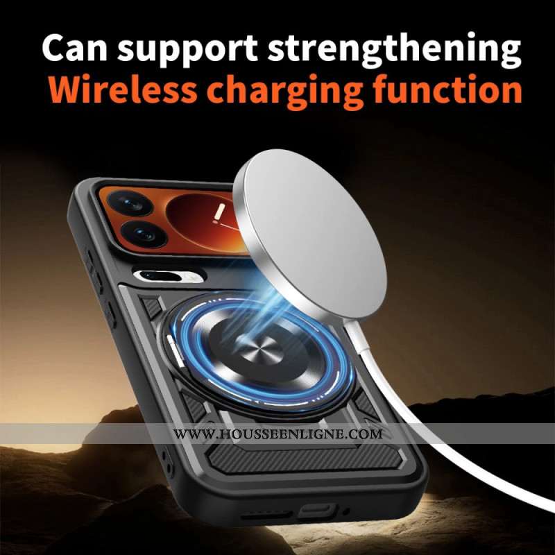 Coque Xiaomi 17 Pro Magnétique avec Béquille Rotative