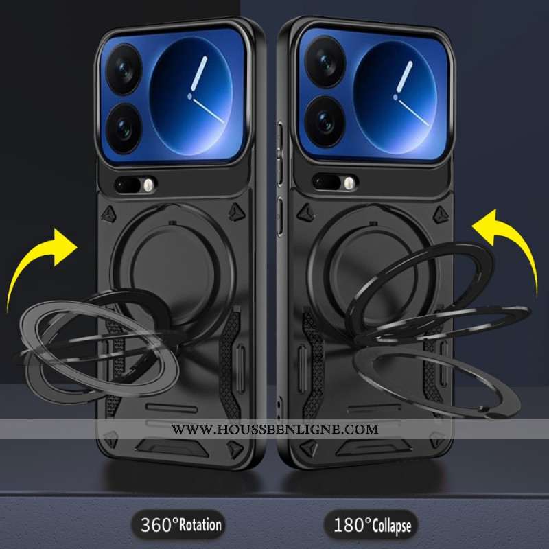 Coque Xiaomi 17 Pro Magnétique avec Support Rotatif