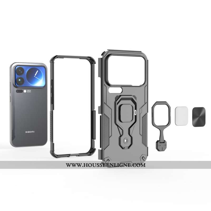 Coque Xiaomi 17 Pro Max Anneau-Support Rotatif