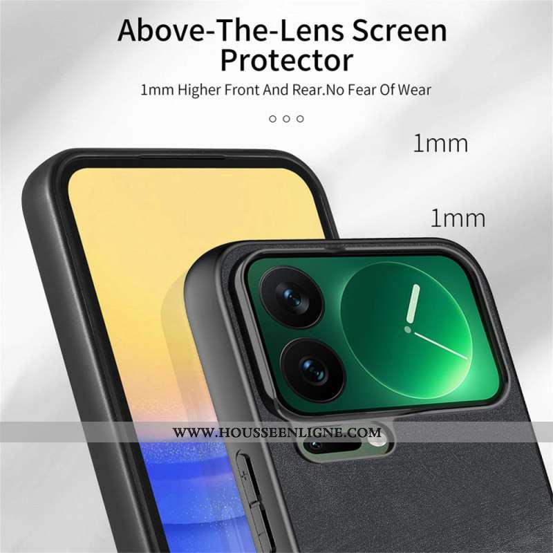 Coque Xiaomi 17 Pro Max Antichoc Fine Effet Cuir