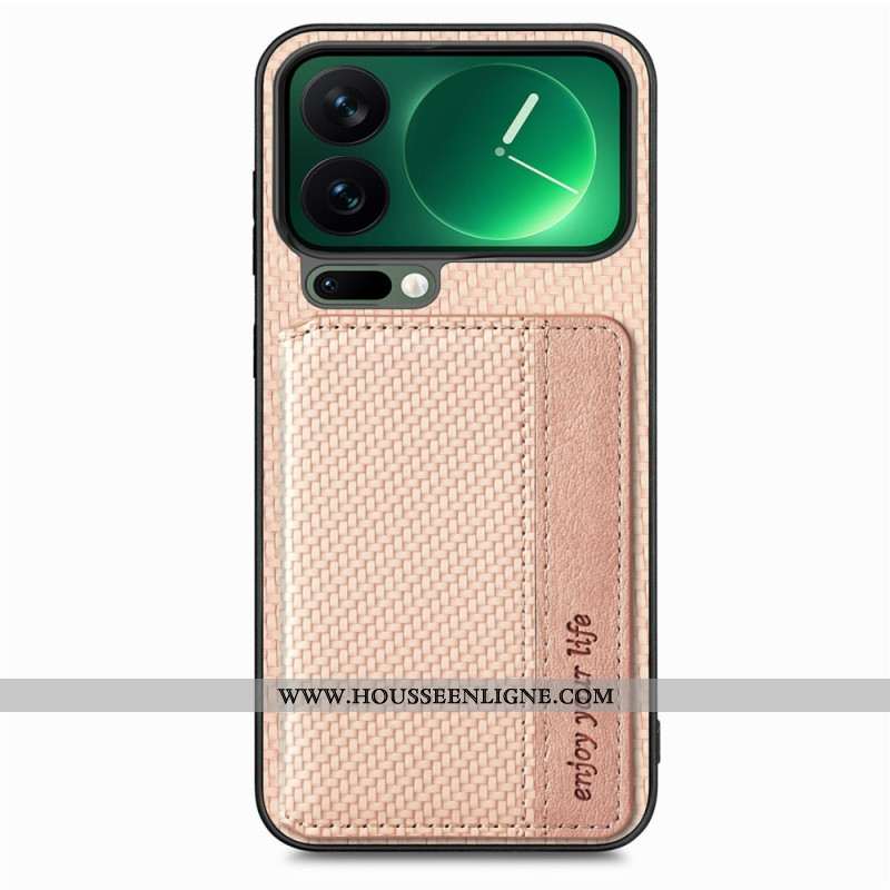 Coque Xiaomi 17 Pro Max Blocage RFID et Porte-Cartes Magnétique
