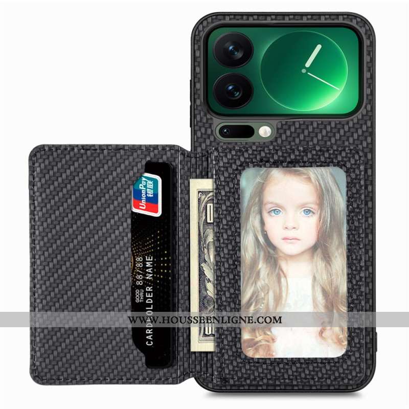 Coque Xiaomi 17 Pro Max Blocage RFID et Porte-Cartes Magnétique