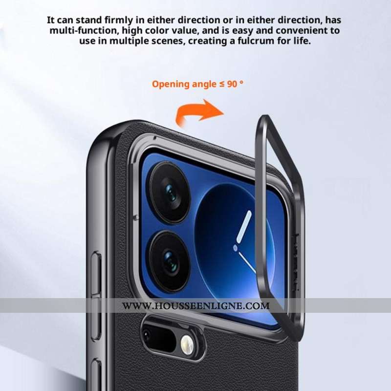 Coque Xiaomi 17 Pro Max Cadre Métal et Support Intégré