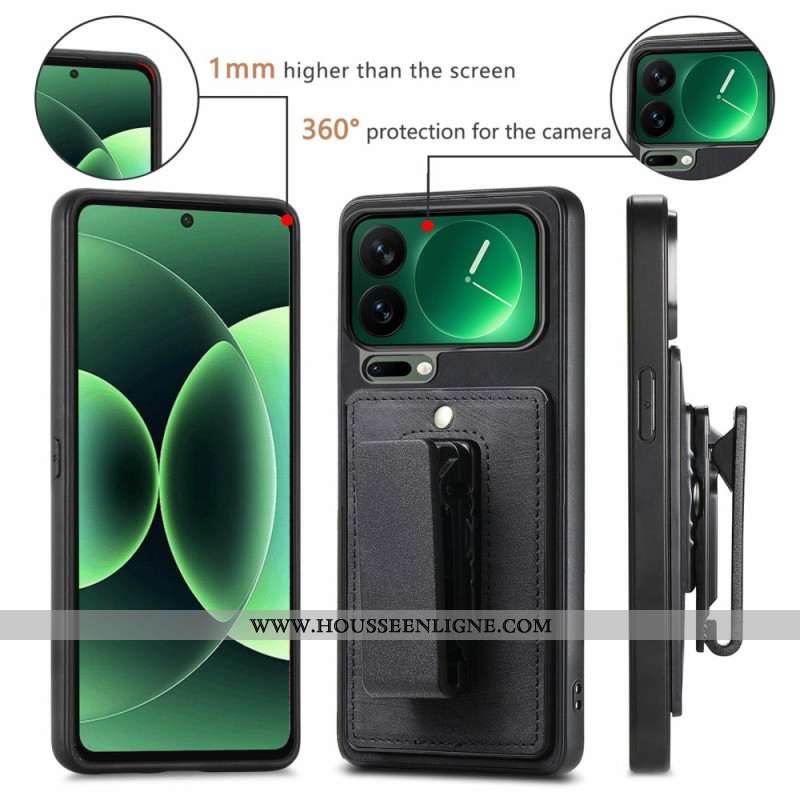 Coque Xiaomi 17 Pro Max Clip Ceinture et Support Intégré