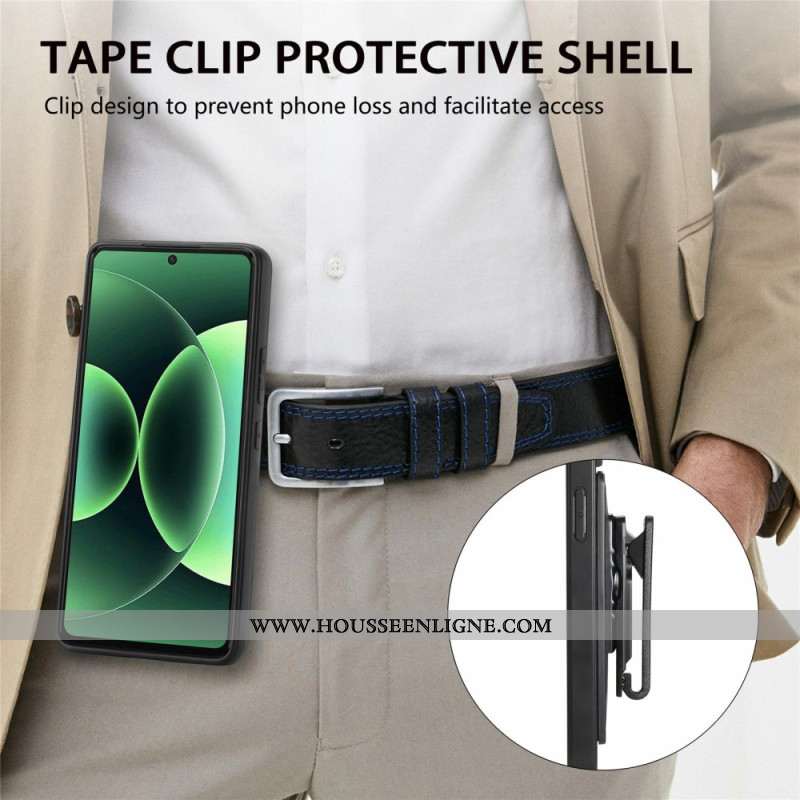 Coque Xiaomi 17 Pro Max Clip Ceinture et Support Intégré