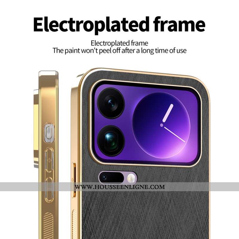 Coque Xiaomi 17 Pro Max Effet Cuir AZNS