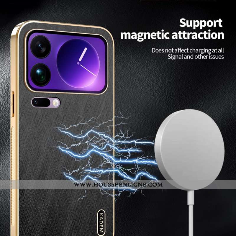 Coque Xiaomi 17 Pro Max Effet Cuir AZNS