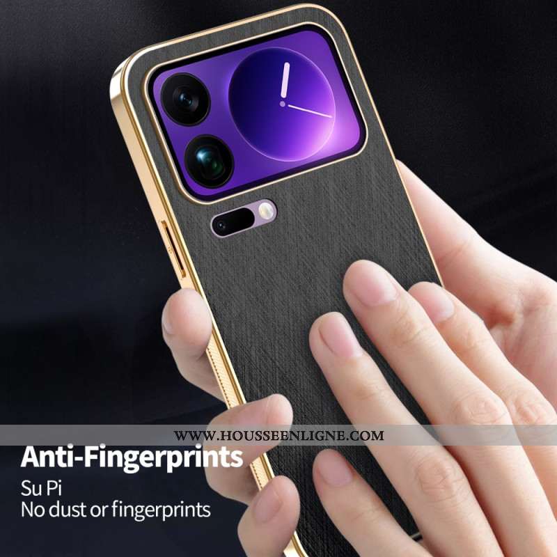 Coque Xiaomi 17 Pro Max Effet Cuir AZNS