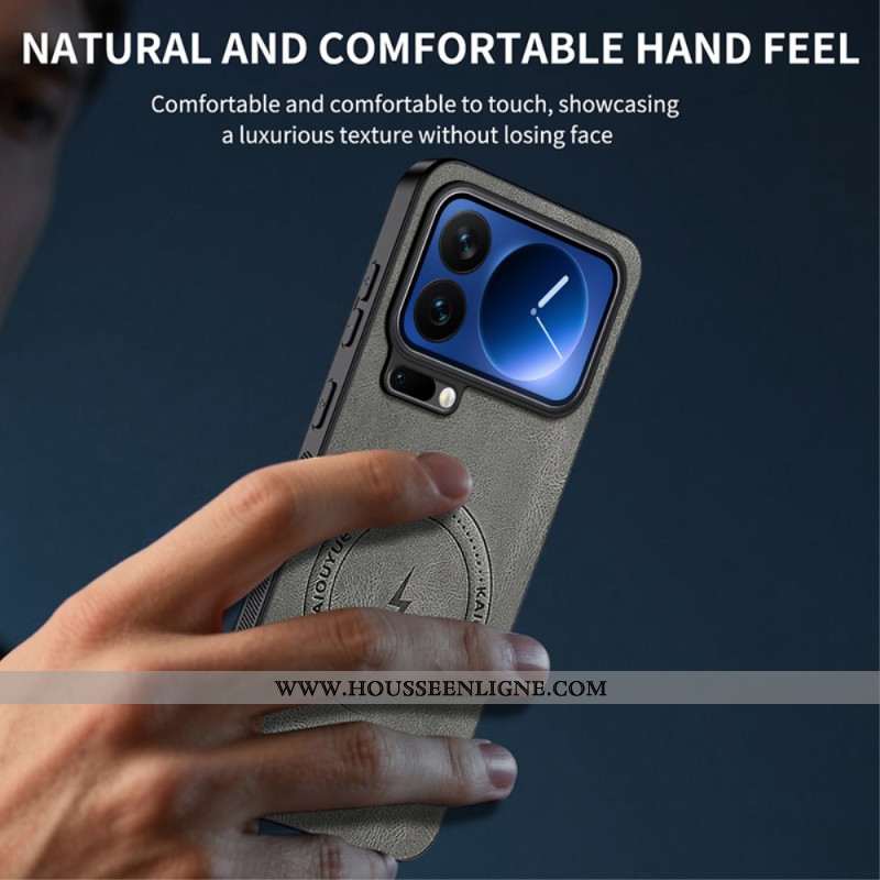 Coque Xiaomi 17 Pro Max MagSafe Effet Cuir