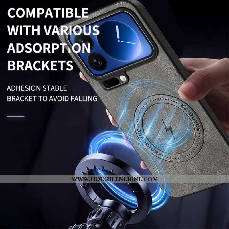 Coque Xiaomi 17 Pro Max MagSafe Effet Cuir