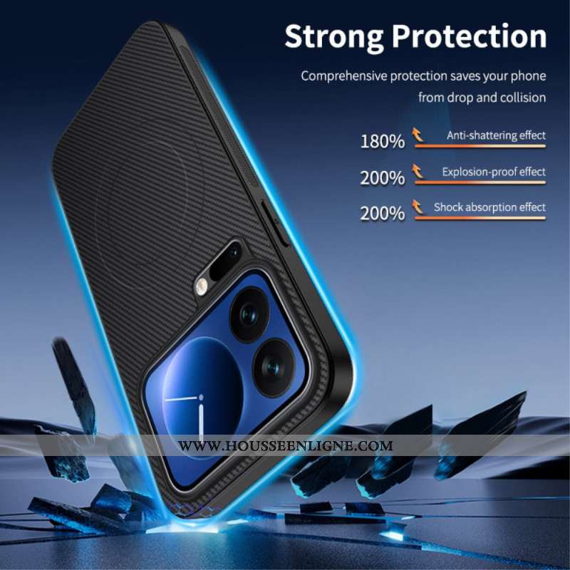 Coque Xiaomi 17 Pro Max MagSafe Fibre Carbone