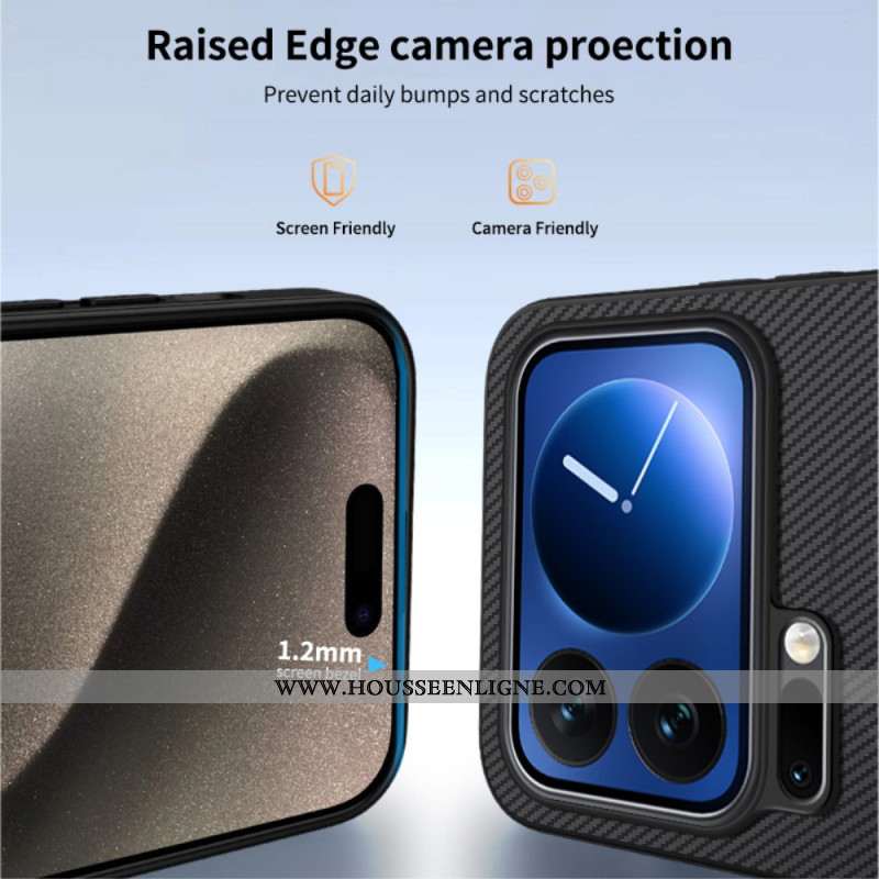 Coque Xiaomi 17 Pro Max MagSafe Fibre Carbone