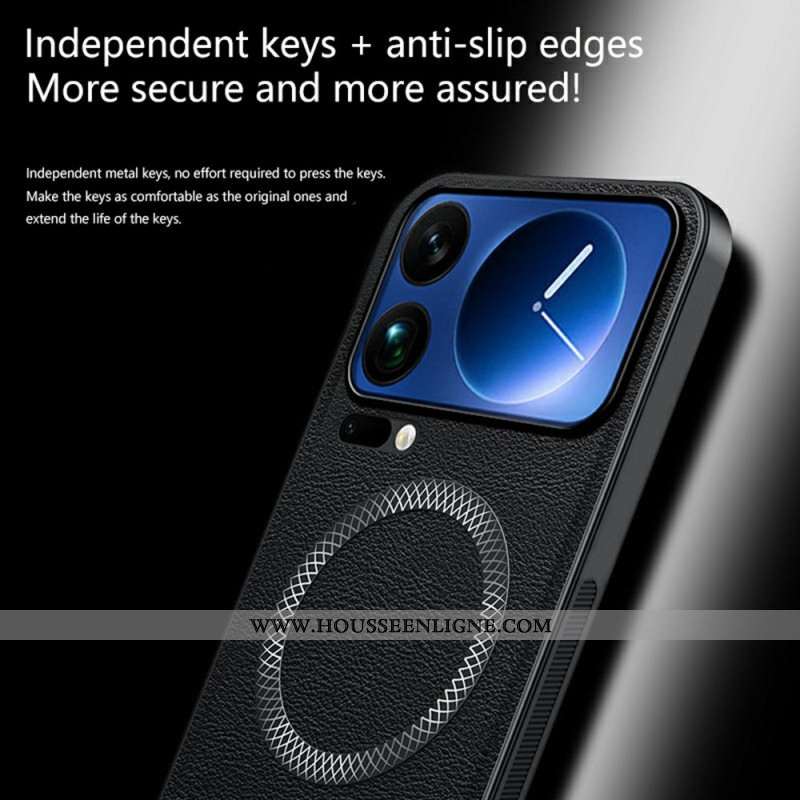 Coque Xiaomi 17 Pro Max Magnétique Cadre Métal pour Objectif