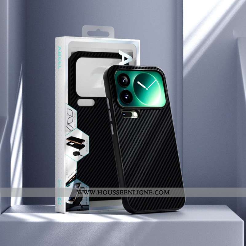 Coque Xiaomi 17 Pro Max Magnétique Fibre Carbone ABEEL