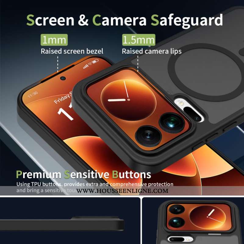 Coque Xiaomi 17 Pro Max Magnétique Hybride Givrée
