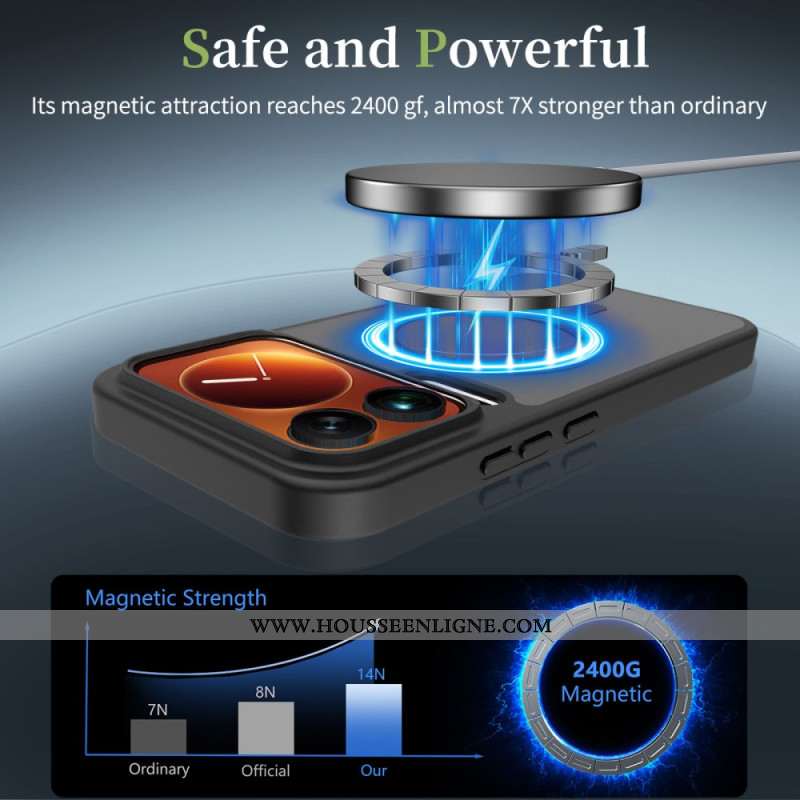 Coque Xiaomi 17 Pro Max Magnétique Hybride Givrée