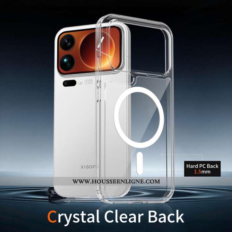 Coque Xiaomi 17 Pro Max Magnétique Transparente Hybride