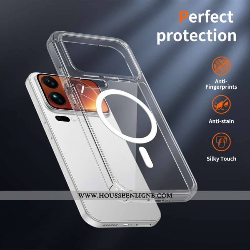 Coque Xiaomi 17 Pro Max Magnétique Transparente Hybride