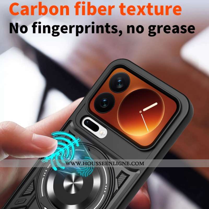 Coque Xiaomi 17 Pro Max Magnétique avec Support Rotatif