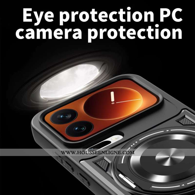 Coque Xiaomi 17 Pro Max Magnétique avec Support Rotatif