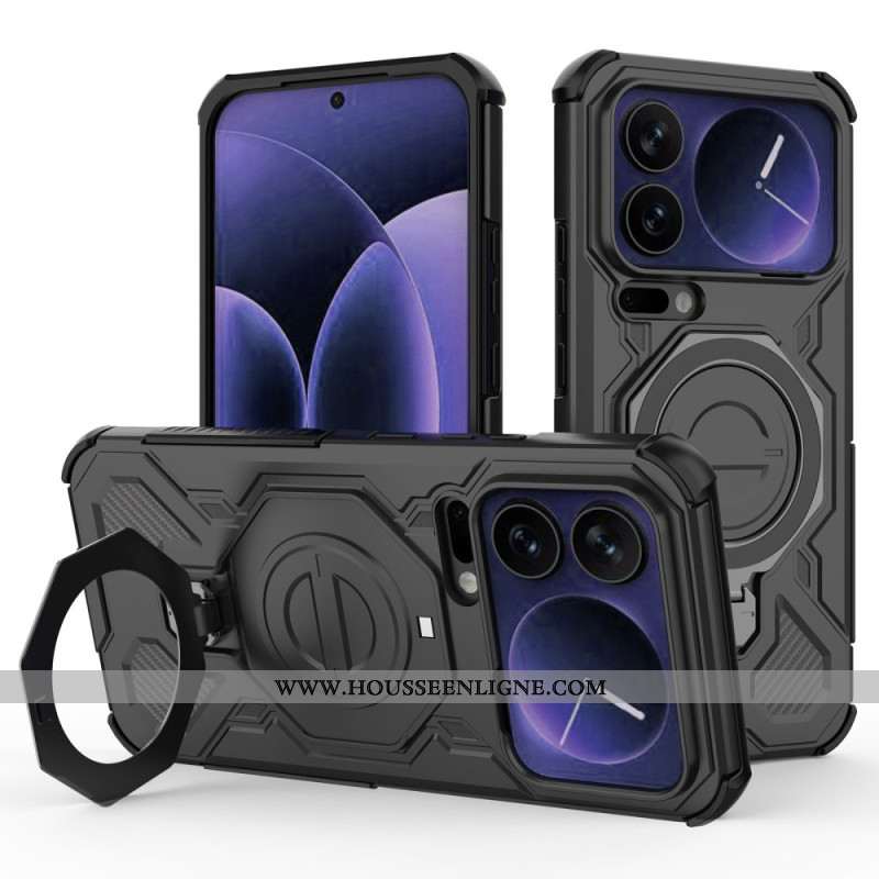 Coque Xiaomi 17 Pro Max Magnétique avec Support Rotatif