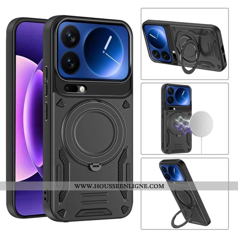 Coque Xiaomi 17 Pro Max Magnétique avec Support Rotatif