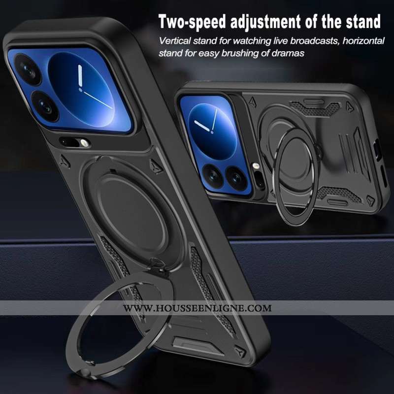 Coque Xiaomi 17 Pro Max Magnétique avec Support Rotatif