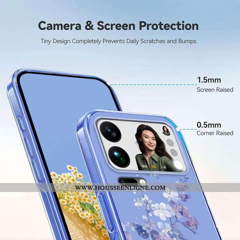 Coque Xiaomi 17 Pro Max Papillons et Fleurs