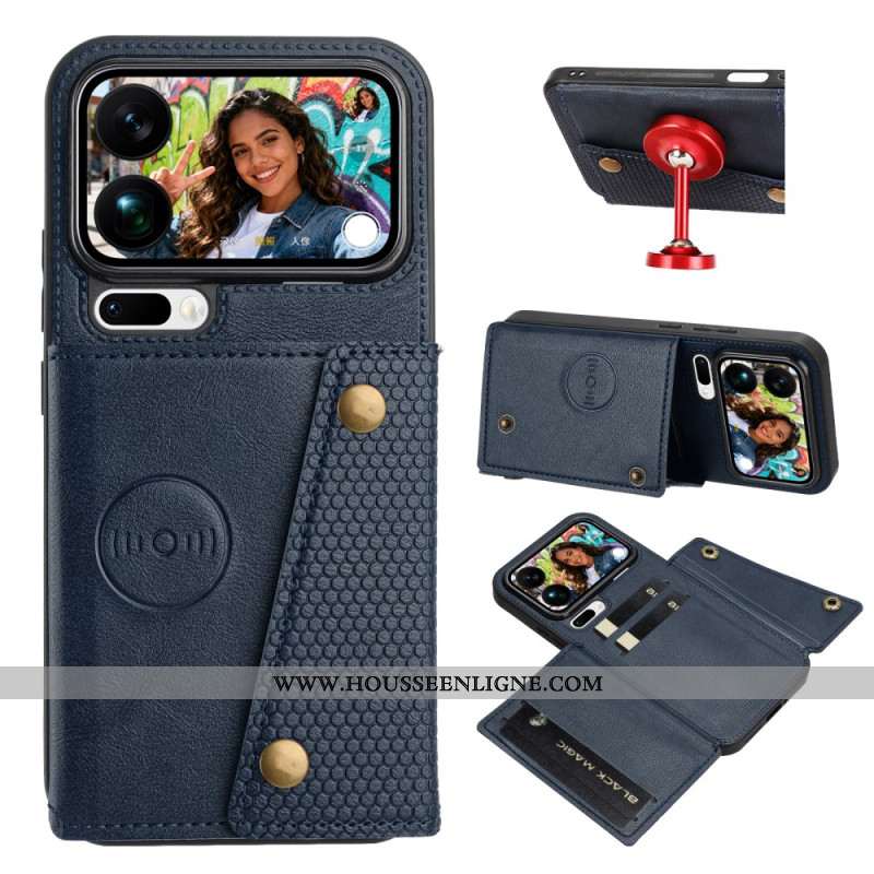 Coque Xiaomi 17 Pro Max Porte-Cartes Effet Cuir