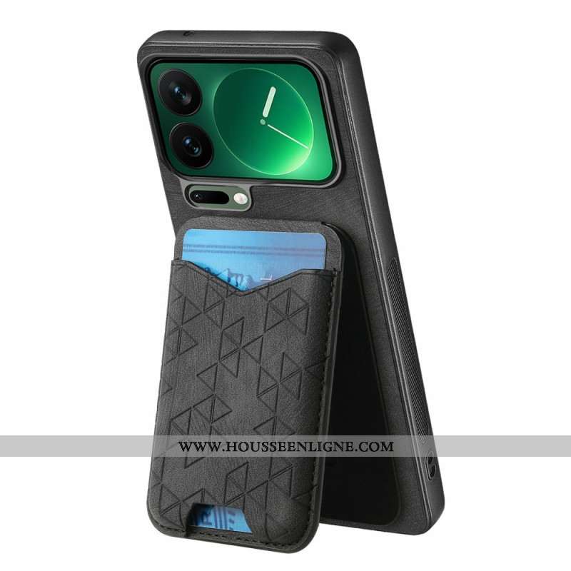 Coque Xiaomi 17 Pro Max Porte-Cartes et Support Ajustable