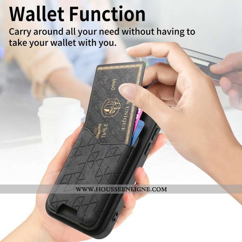 Coque Xiaomi 17 Pro Max Porte-Cartes et Support Ajustable