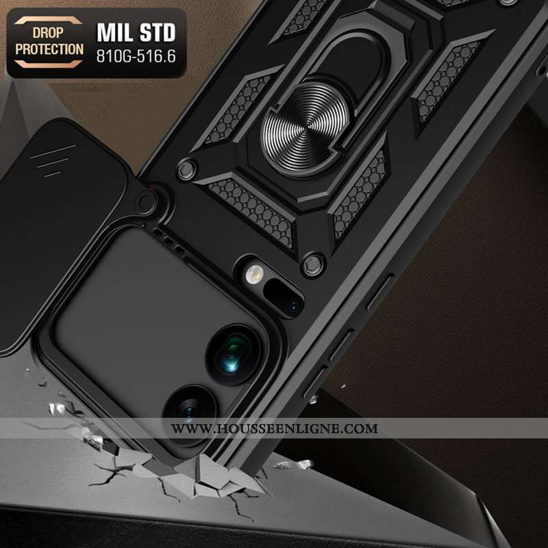 Coque Xiaomi 17 Pro Max Protection Caméra Coulissante et Support