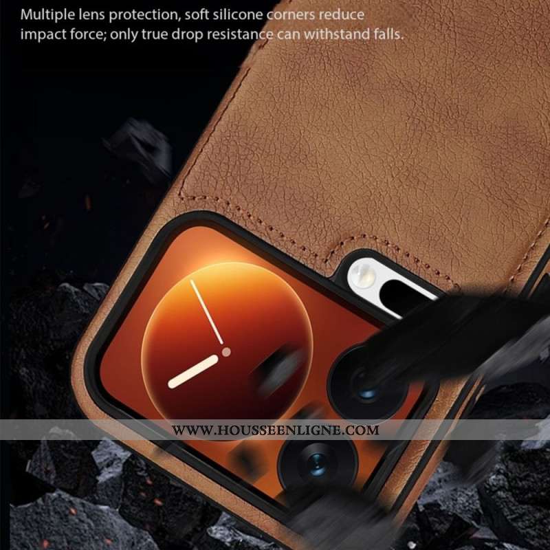 Coque Xiaomi 17 Pro Max Simili Cuir Premium