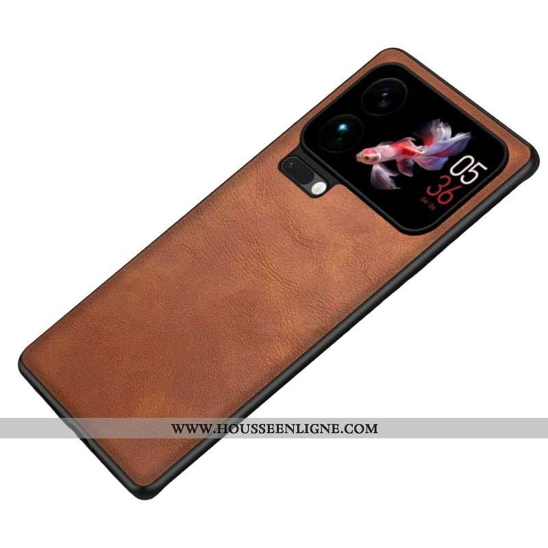Coque Xiaomi 17 Pro Max Simili Cuir Rétro