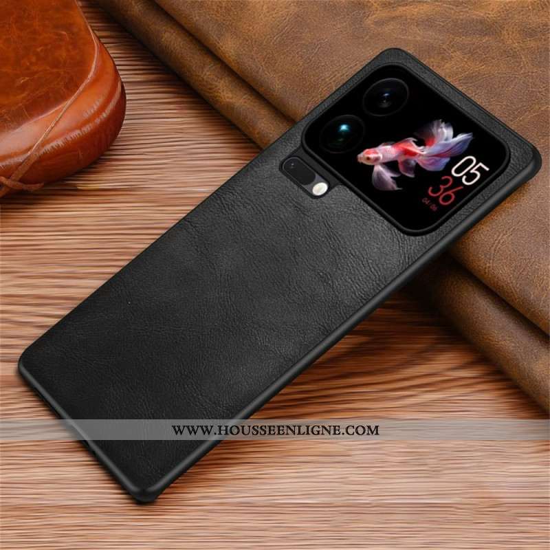 Coque Xiaomi 17 Pro Max Simili Cuir Rétro