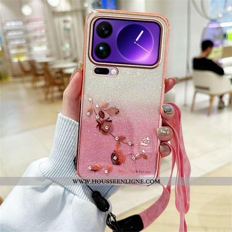 Coque Xiaomi 17 Pro Max Strass et Lanièrea KADEM
