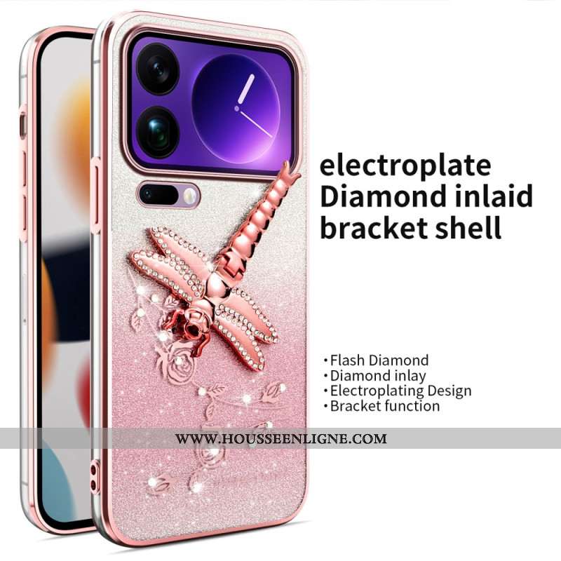 Coque Xiaomi 17 Pro Max Support Libellule KADEM