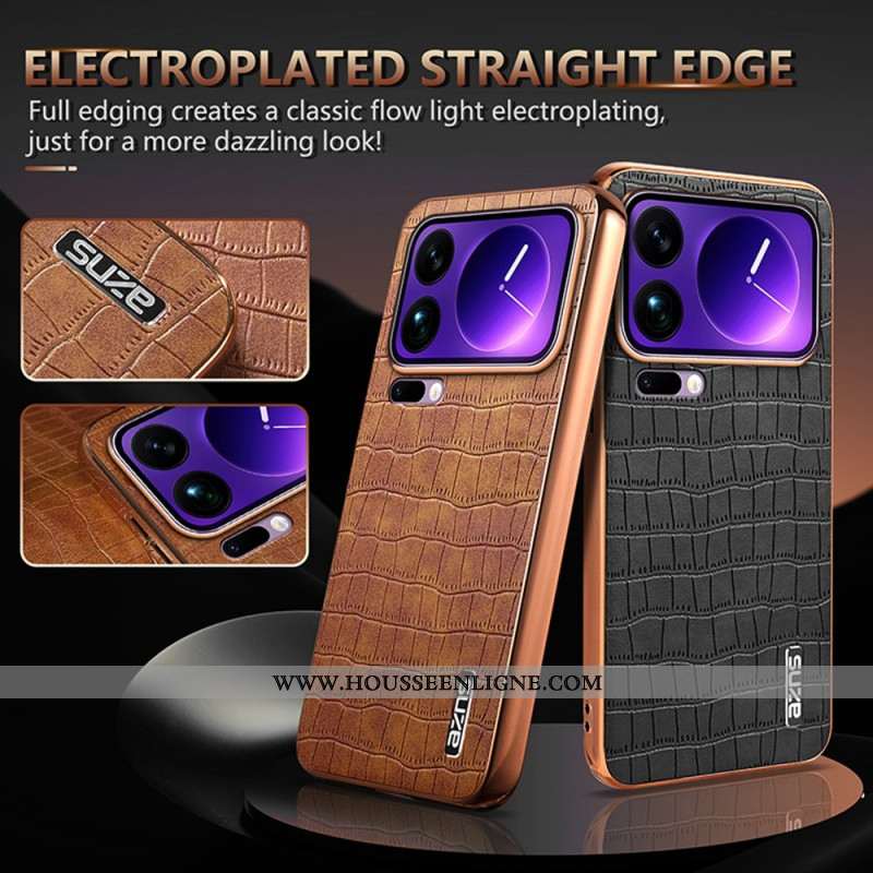 Coque Xiaomi 17 Pro Max Texture Crocodile AZNS