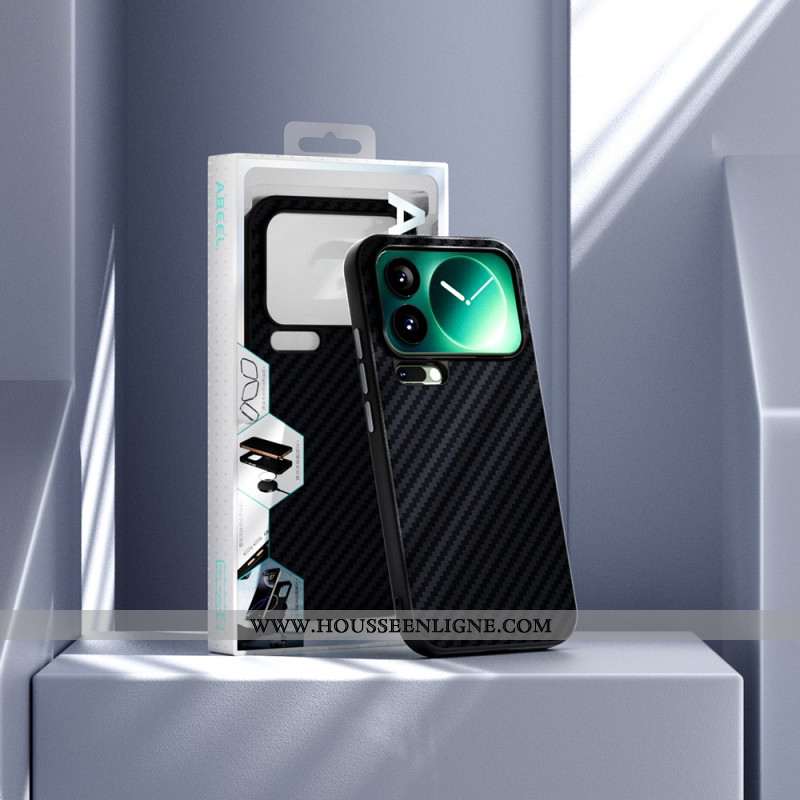 Coque Xiaomi 17 Pro Max Texture Fibre de Carbone ABEEL