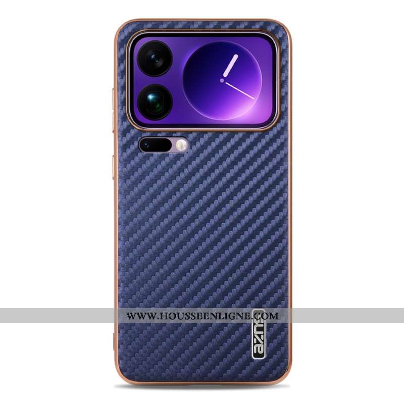 Coque Xiaomi 17 Pro Max Texture Fibre de Carbone AZNS
