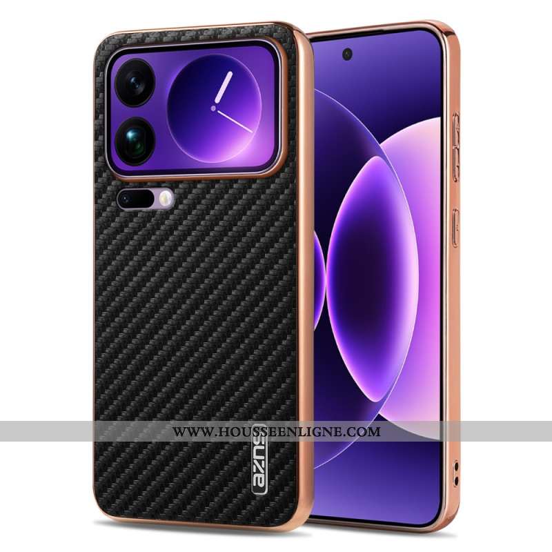Coque Xiaomi 17 Pro Max Texture Fibre de Carbone AZNS
