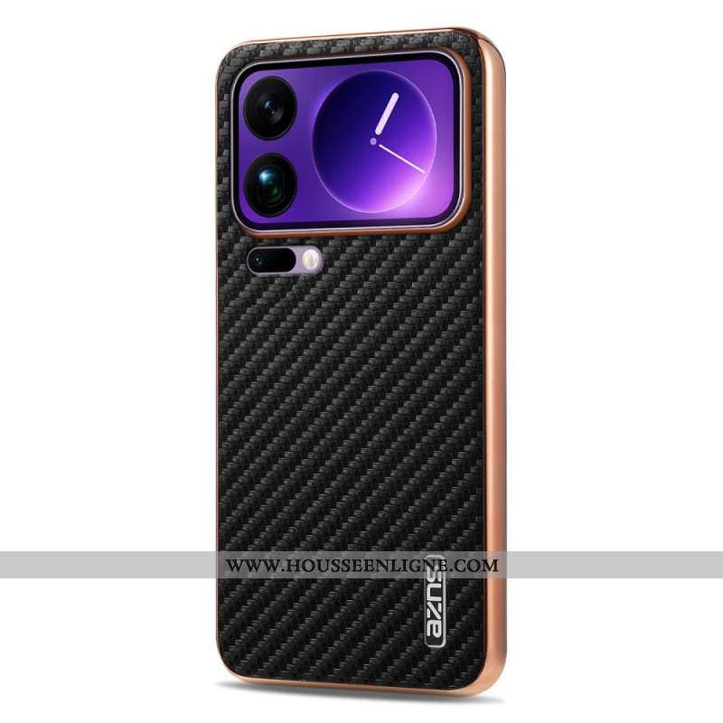 Coque Xiaomi 17 Pro Max Texture Fibre de Carbone AZNS