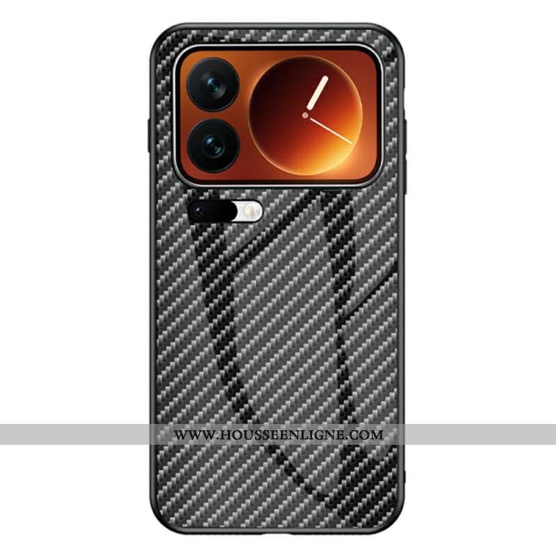 Coque Xiaomi 17 Pro Max Verre Trempé Fibre Carbone