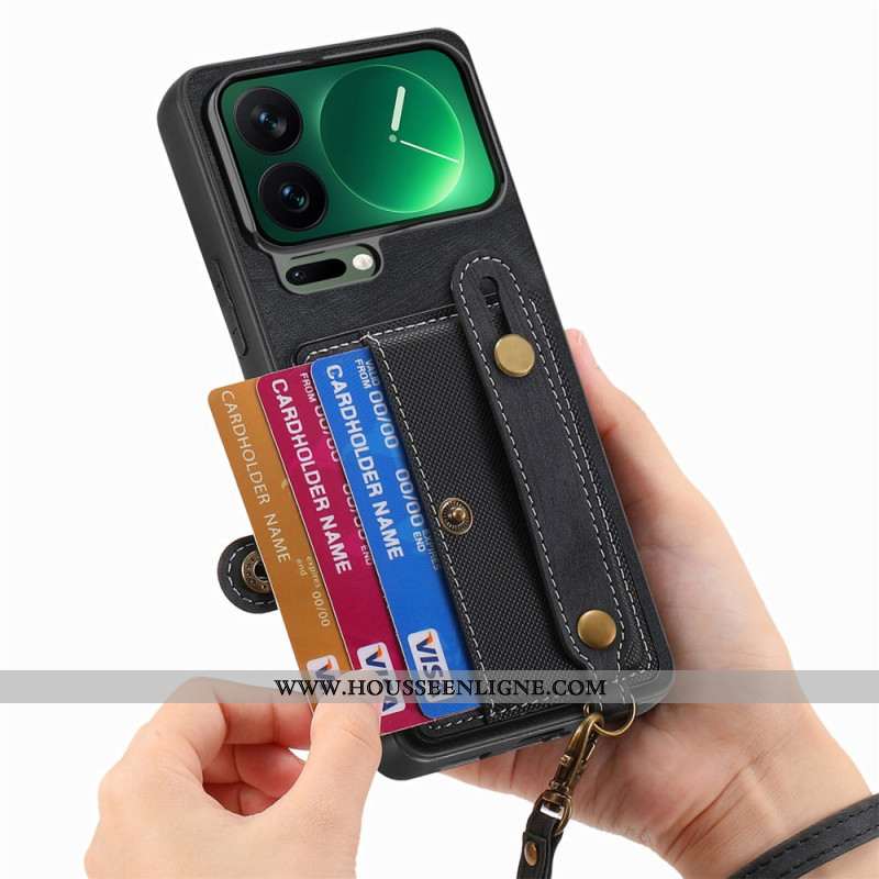 Coque Xiaomi 17 Pro Porte-Cartes et Lnaière
