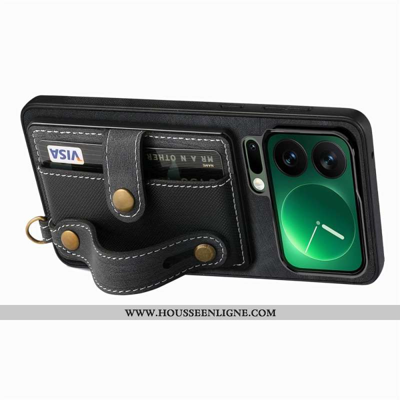 Coque Xiaomi 17 Pro Porte-Cartes et Support Béquille