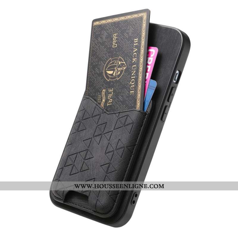 Coque Xiaomi 17 Pro Porte-Cartes et Support Motif Gravé