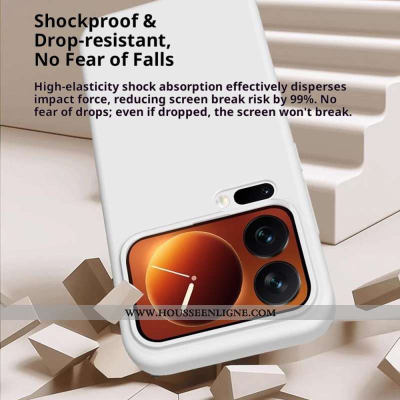 Coque Xiaomi 17 Pro Silicone Liquide et Protection Renforcée